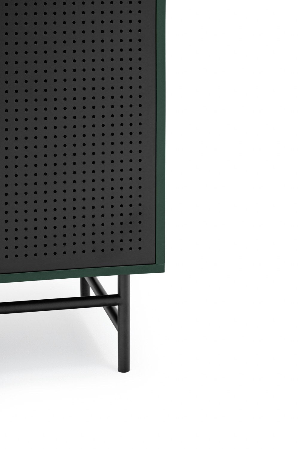 Mueble Auxiliar PUNTO 2P/4C | Teulat - Negro/Verde oscuro (extra 4)