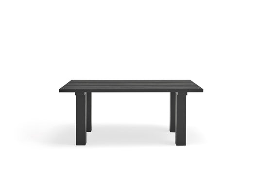 Mesa de Comedor Banda 180 cm en Pino Macizo | Teulat - Negro