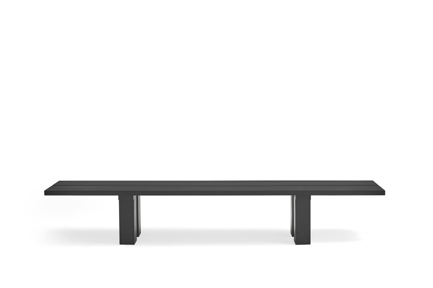 Mesa de Comedor Banda 260 cm en Pino Macizo | Teulat - Negro