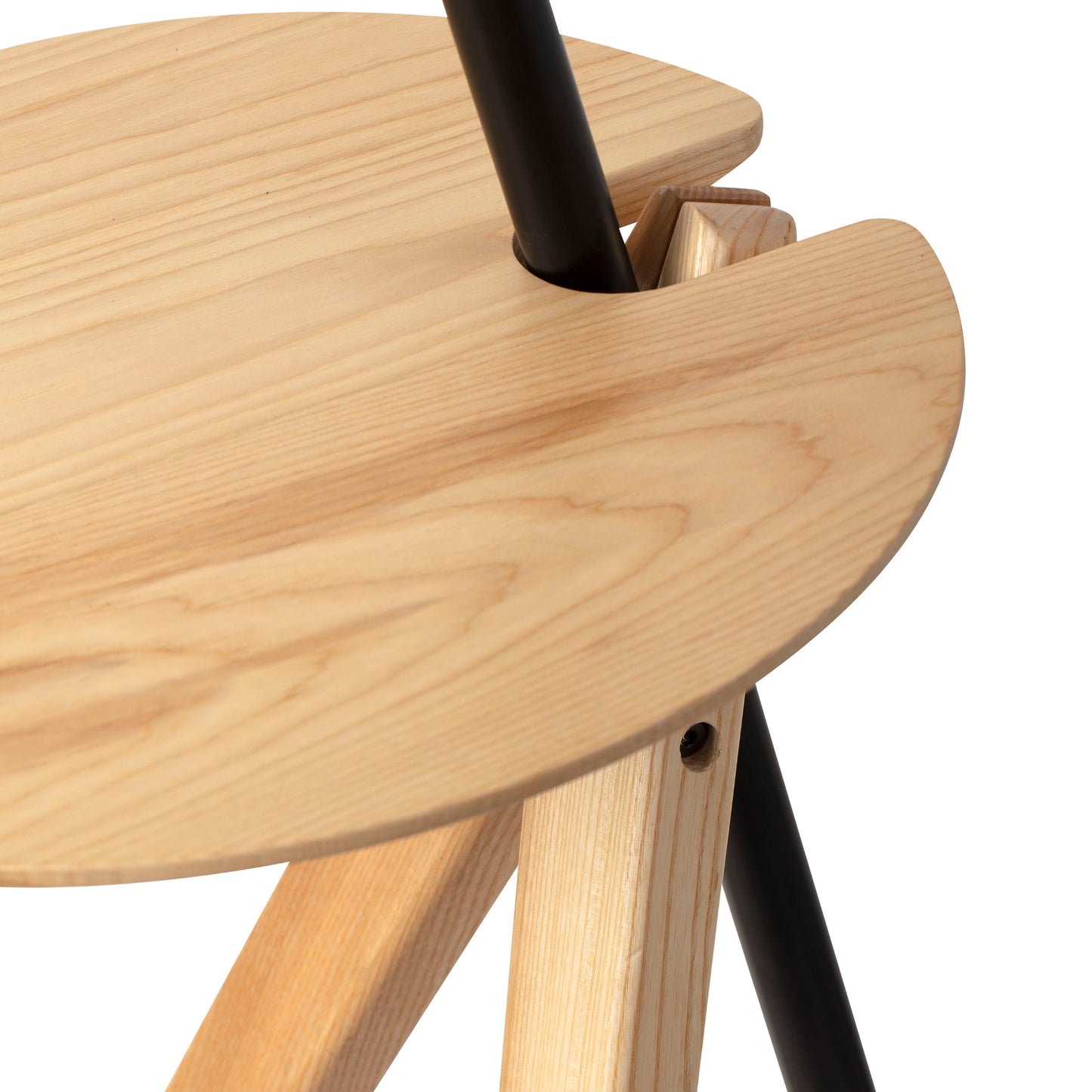 TREEWOOD TRAY Lámpara pie de salón fresno