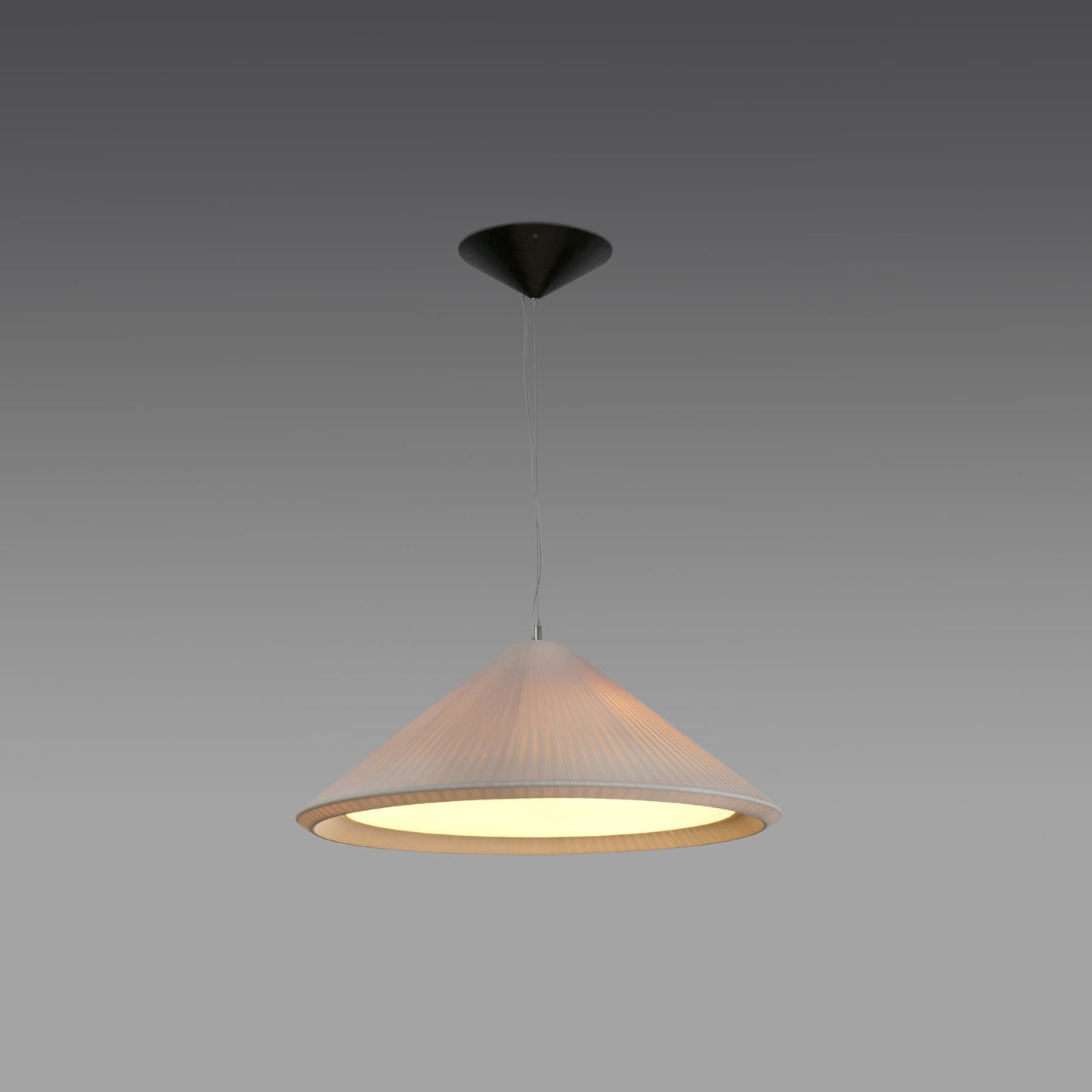 Lámpara Colgante Faro Saigon-In Ø70cm Blanco Marfil - Plano de Cotas
