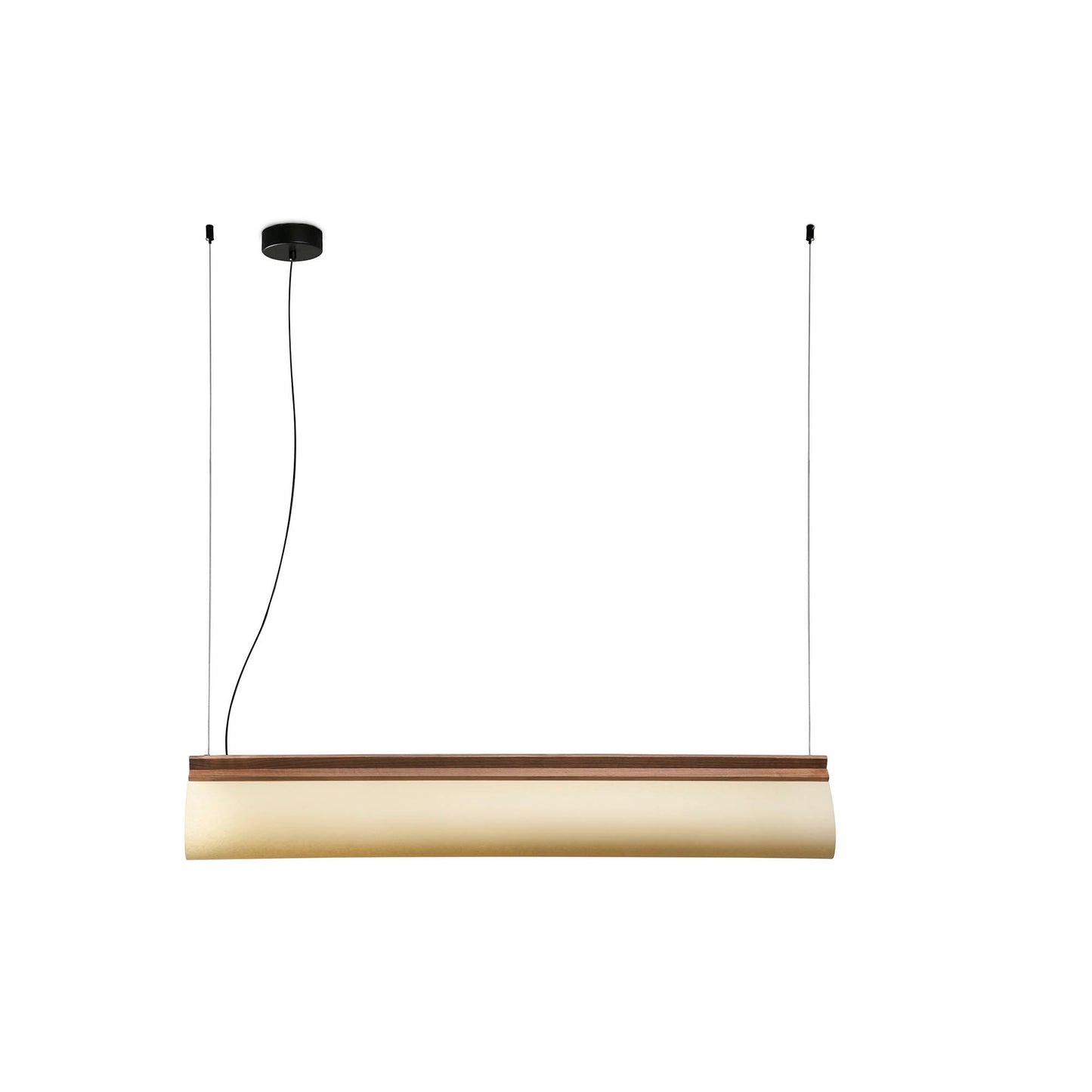 Lámpara Colgante Faro CATA Madera de Nogal Diseño Marina Milà LED 15W 2700K