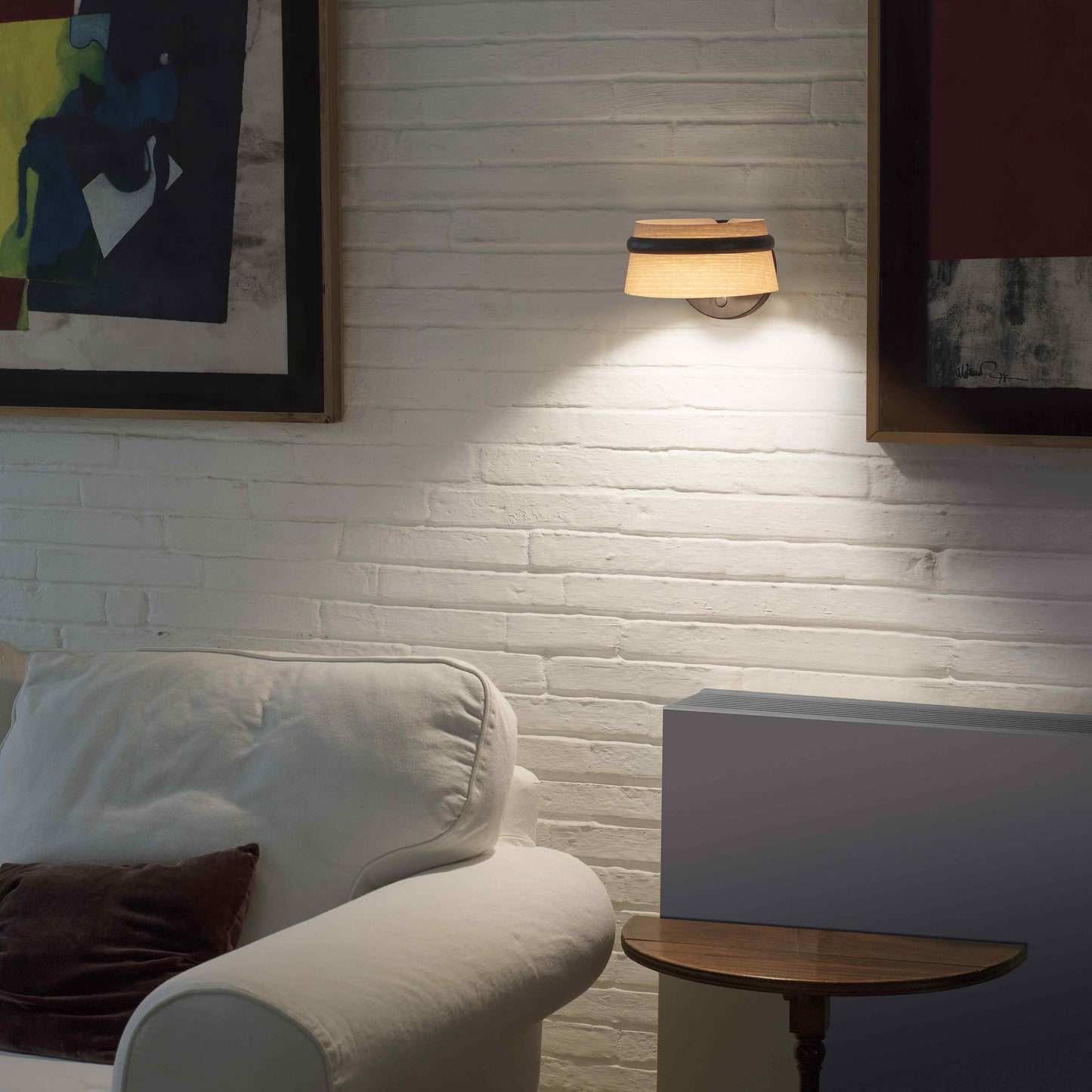 Aplique de Pared Faro Loop Madera de Fresno LED 6W Regulable - Ambiente