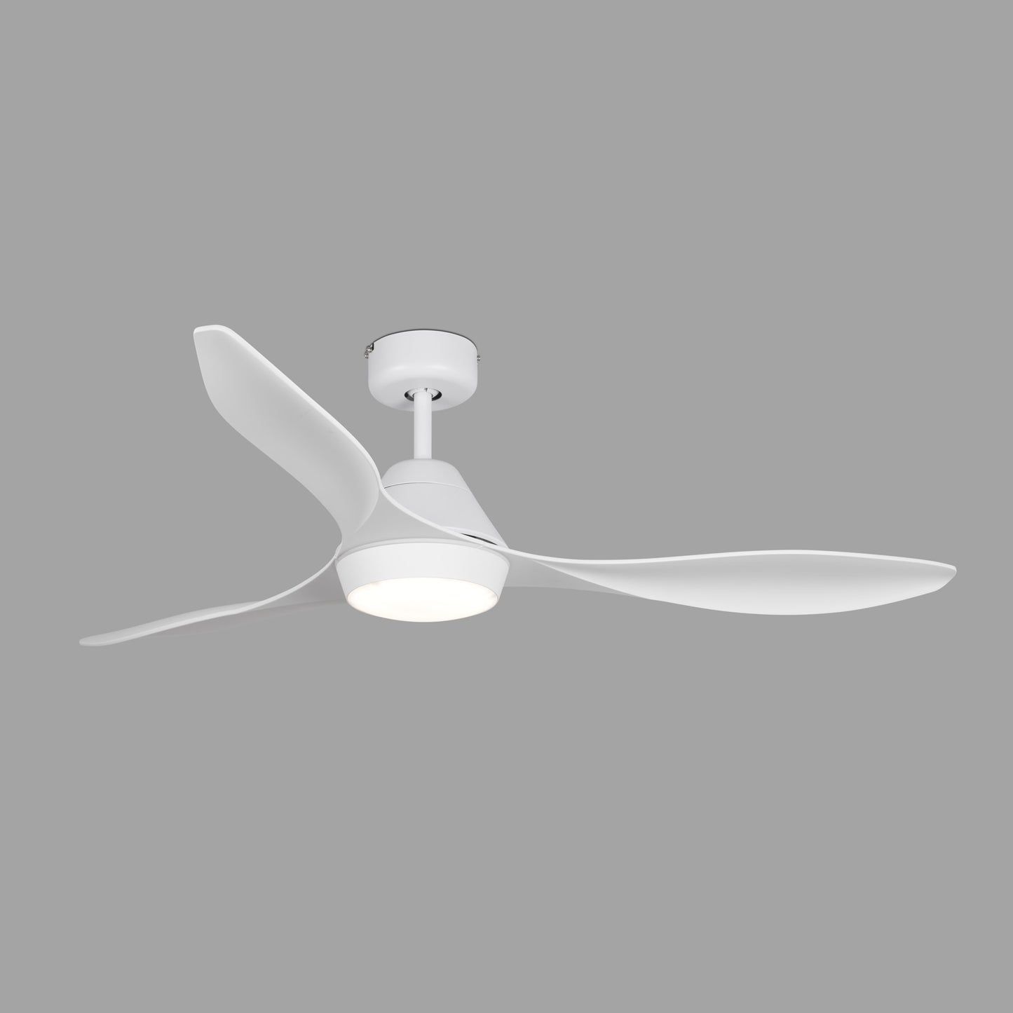 Ventilador de Techo Faro Polaris DC Ø132cm Blanco con Luz LED 18W - Plano de Cotas