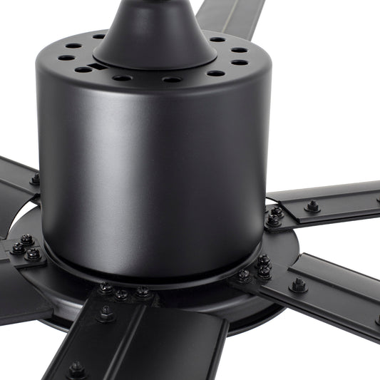 Ventilador de Techo Faro Andros XXL DC Ø213cm Negro Mate 6 Palas - Detalle