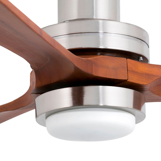 Ventilador de Techo Faro Lantau L DC Ø132cm con Luz LED Palas Nogal - Detalle
