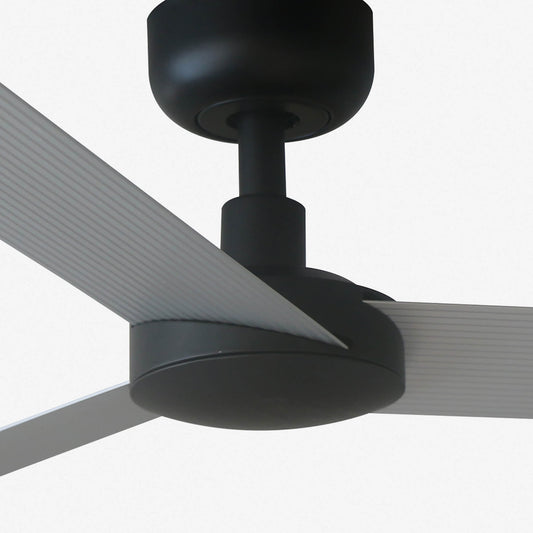 Ventilador de Techo Faro Cruiser S DC Ø106cm Negro Mate 3 Palas Aluminio - Detalle