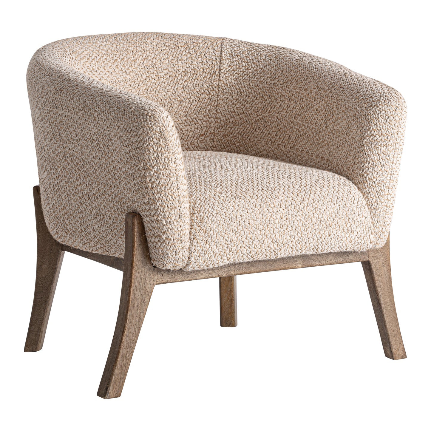 Sillón Liermo Beige en Yute y Algodón | Vical Home