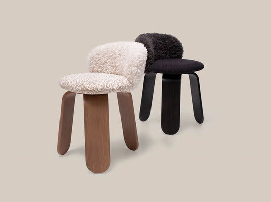 Silla Mini Heilan CASUAL contrachapado de roble formas curvas