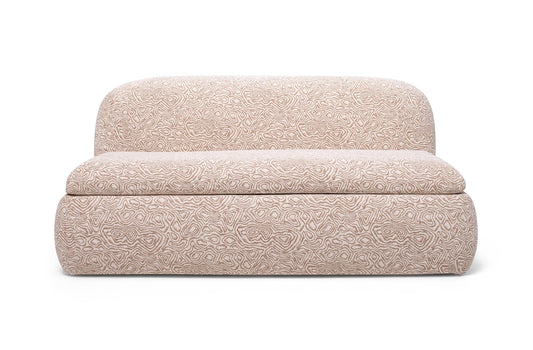 Sofá cama Stone 140 CASUAL abierto como cama de matrimonio