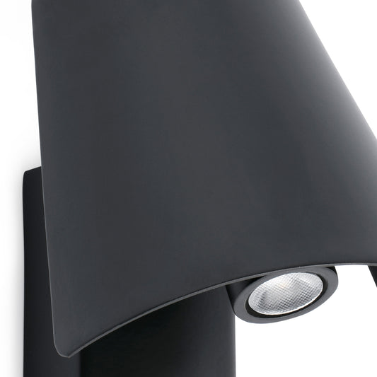 Aplique de Pared Faro Le Petit Negro Mate LED 4W 3000K Orientable - Detalle