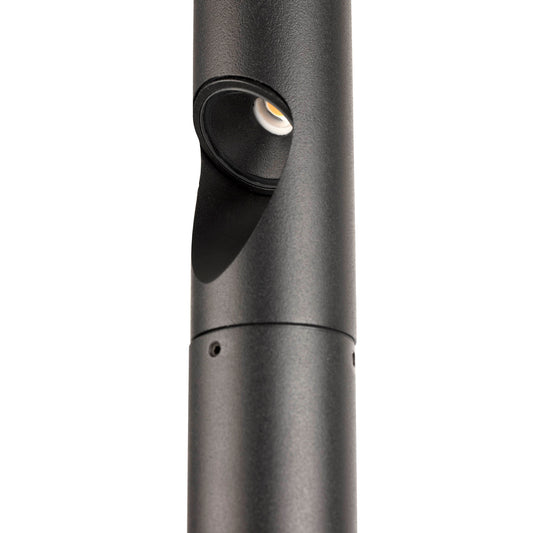 Baliza de Exterior Faro Bezel Negro LED 8W 2700K IP65 - Detalle