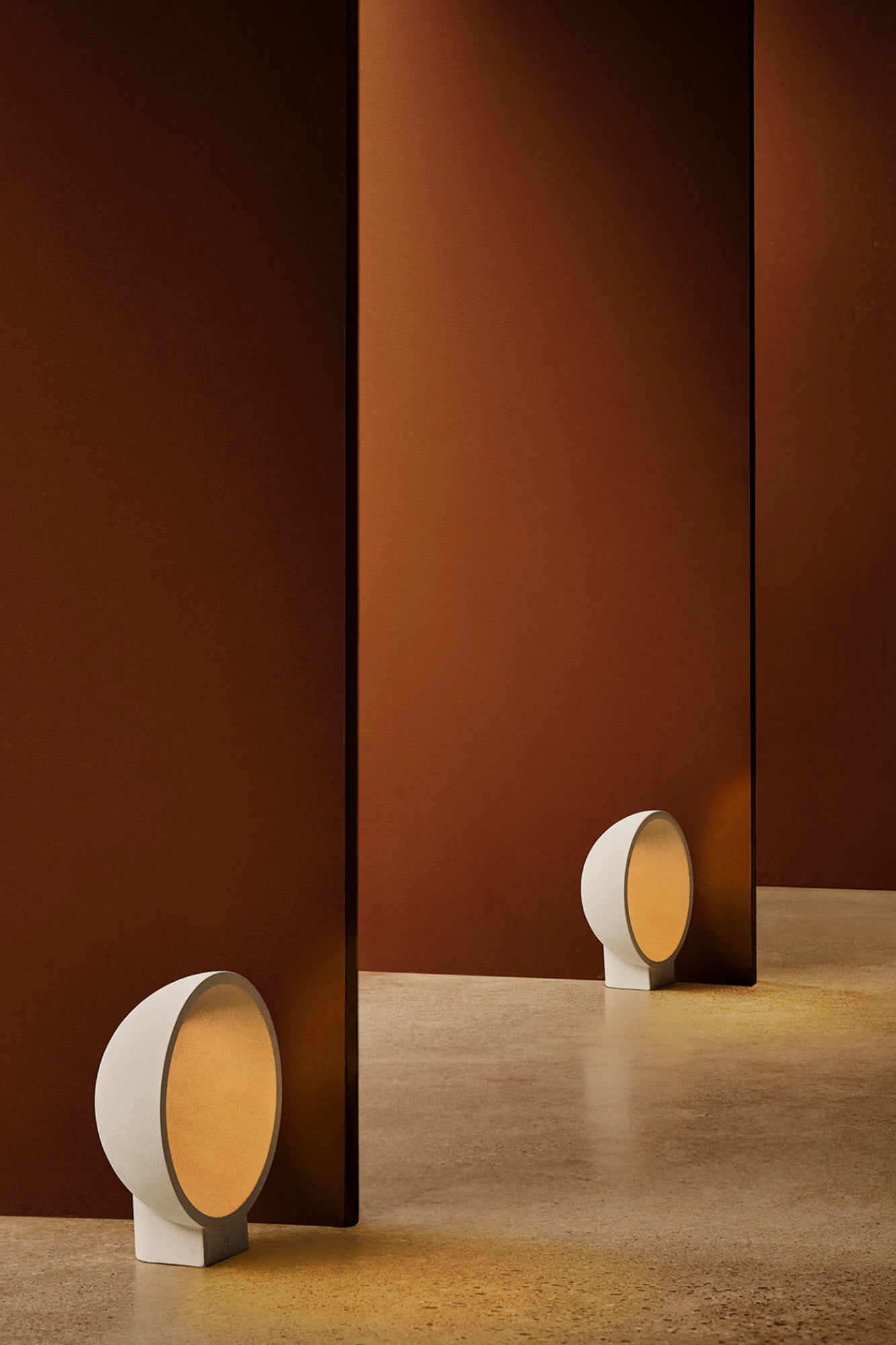 Baliza de Exterior Faro GAIA Cemento Natural LED 6W 2700K IP65 Diseño Yembarastudio
