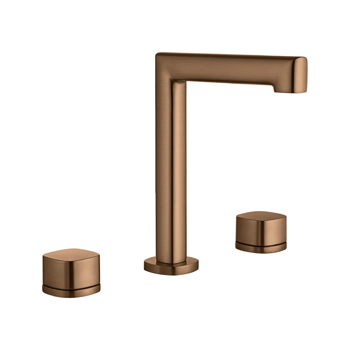 Lavabo Bimando Sobrencimera Caño Bajo Toscana IMEX Oro Rosa Cepillado