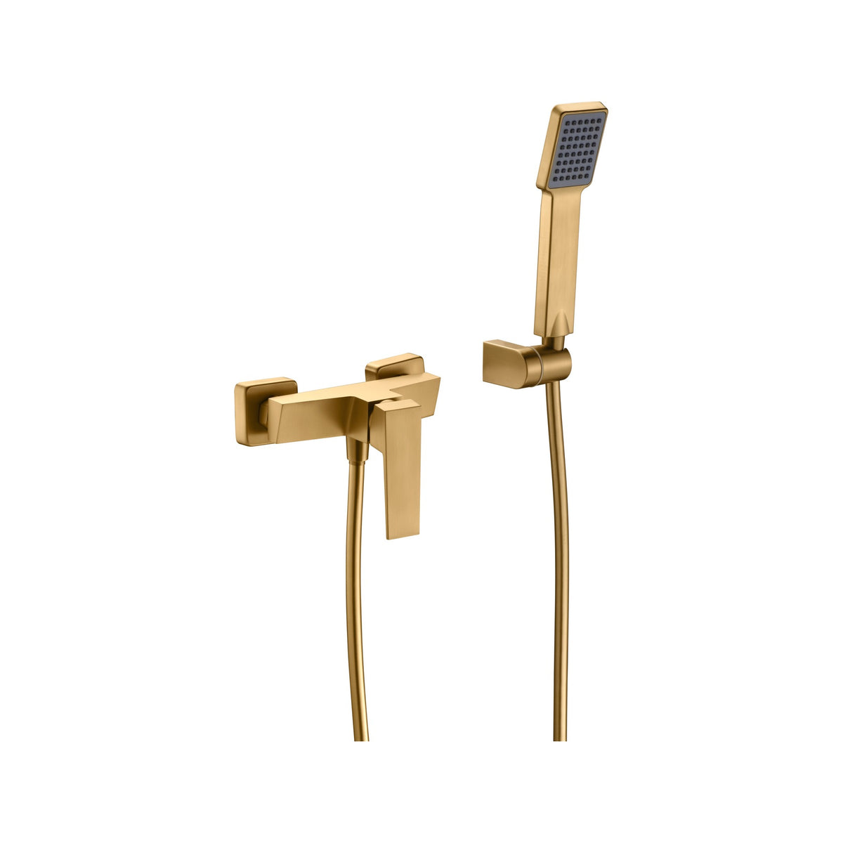 Kit de Ducha Monomando Art IMEX Oro Cepillado