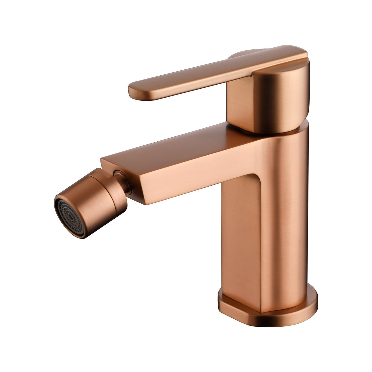 Monomando Bidé Roma IMEX Oro Rosa Cepillado