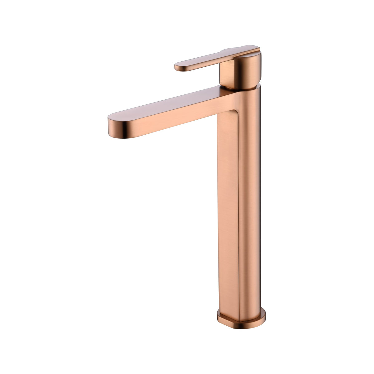 Monomando de Lavabo Alto Roma IMEX Oro Rosa Cepillado