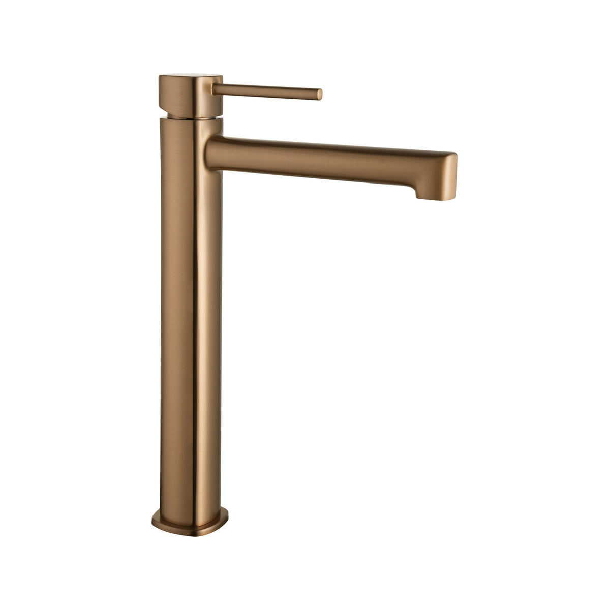 Monomando de Lavabo Alto Toscana IMEX Oro Rosa Cepillado