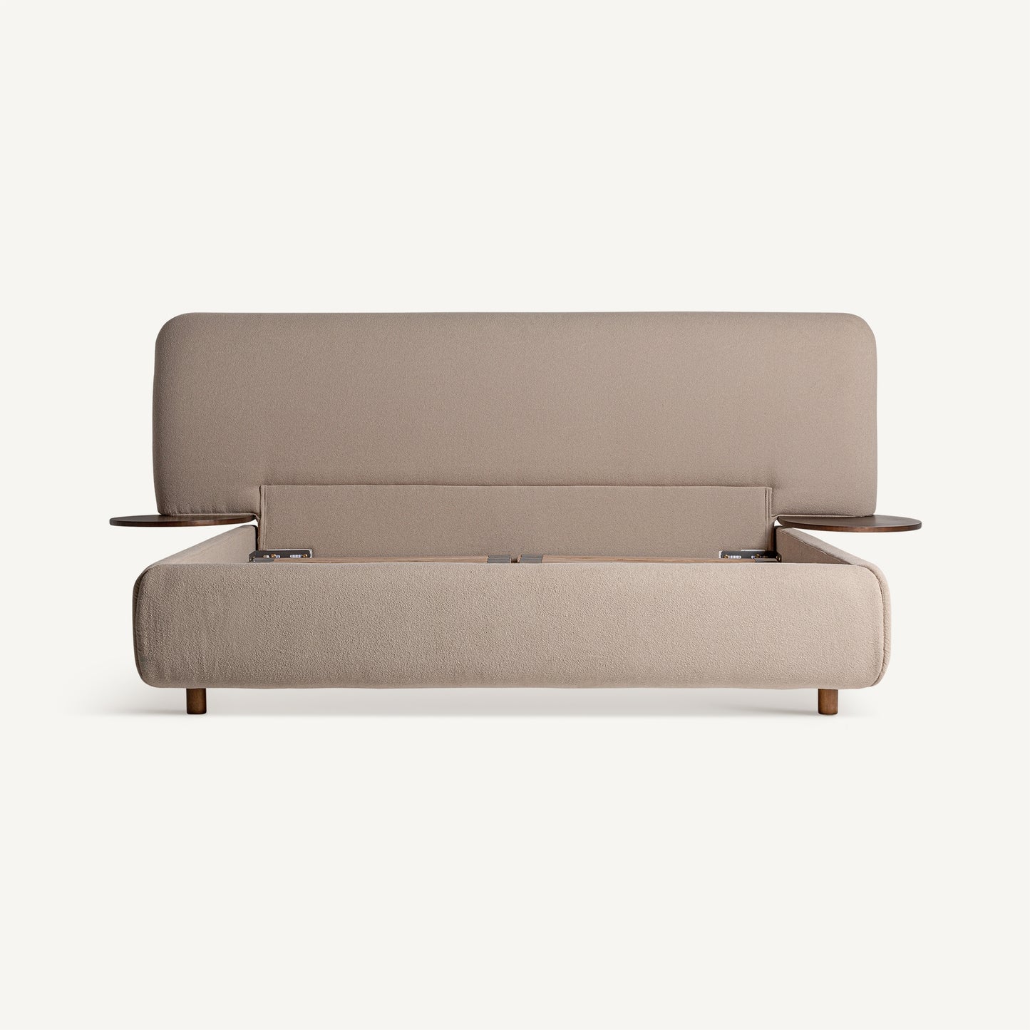 Cama DAYTON materiales de LINO,MADERA DE PINO,ESPUMA