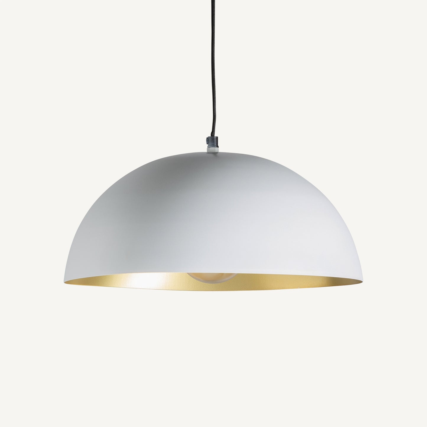 LÁMPARA DE COLGAR color blanco/oro. Estilo Concept