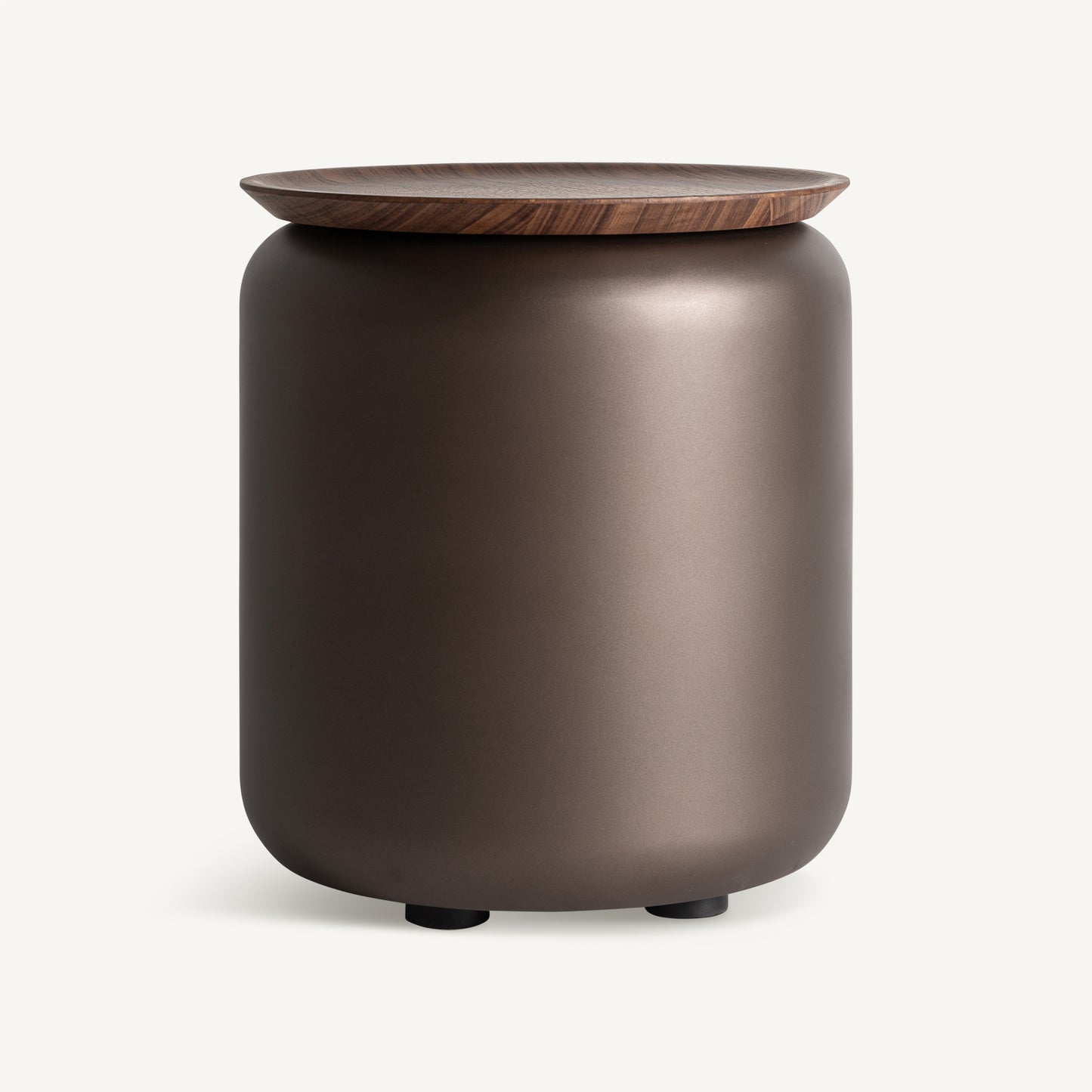 Mesa auxiliar BUGDORF de madera contrachapada