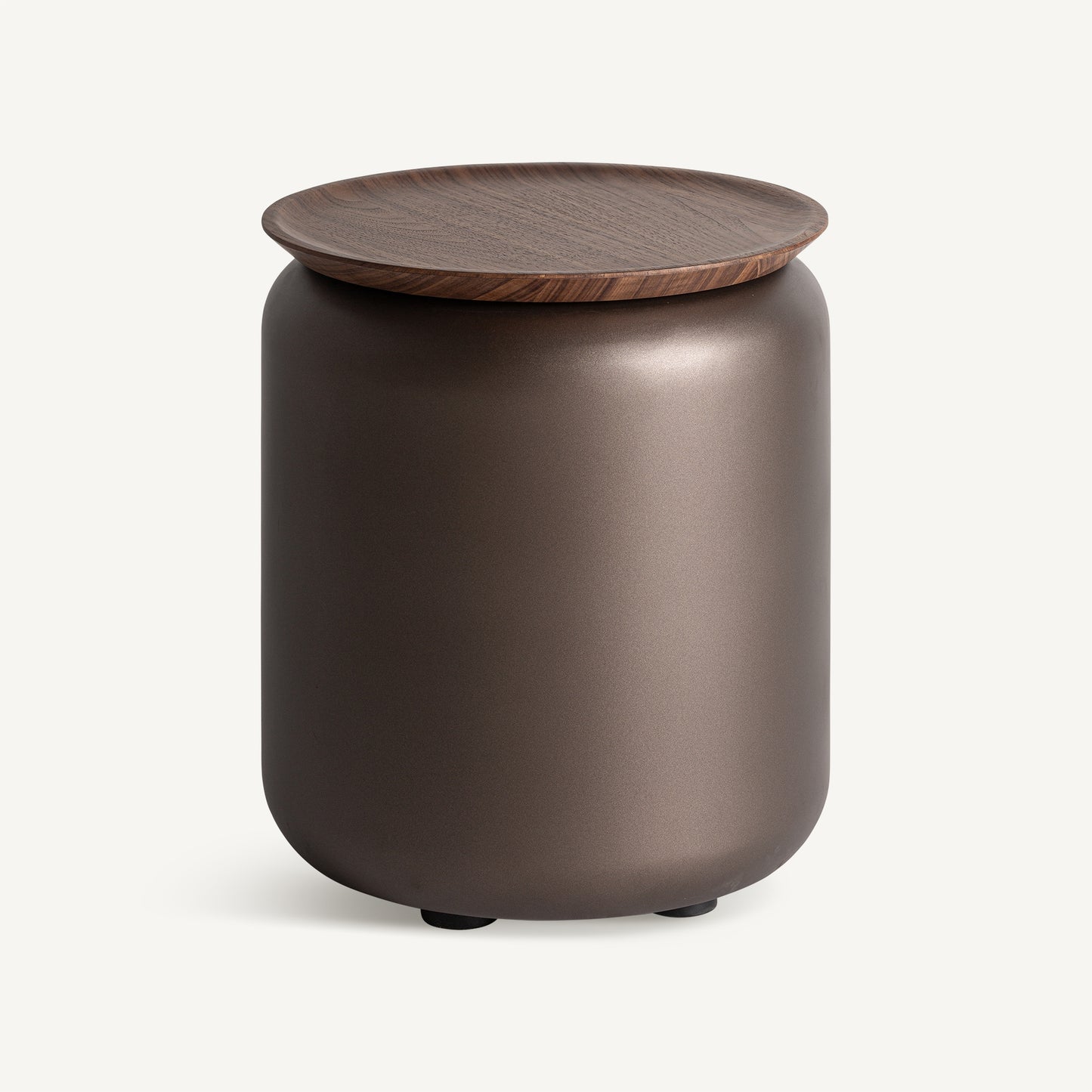 Mesa auxiliar BUGDORF de madera contrachapada