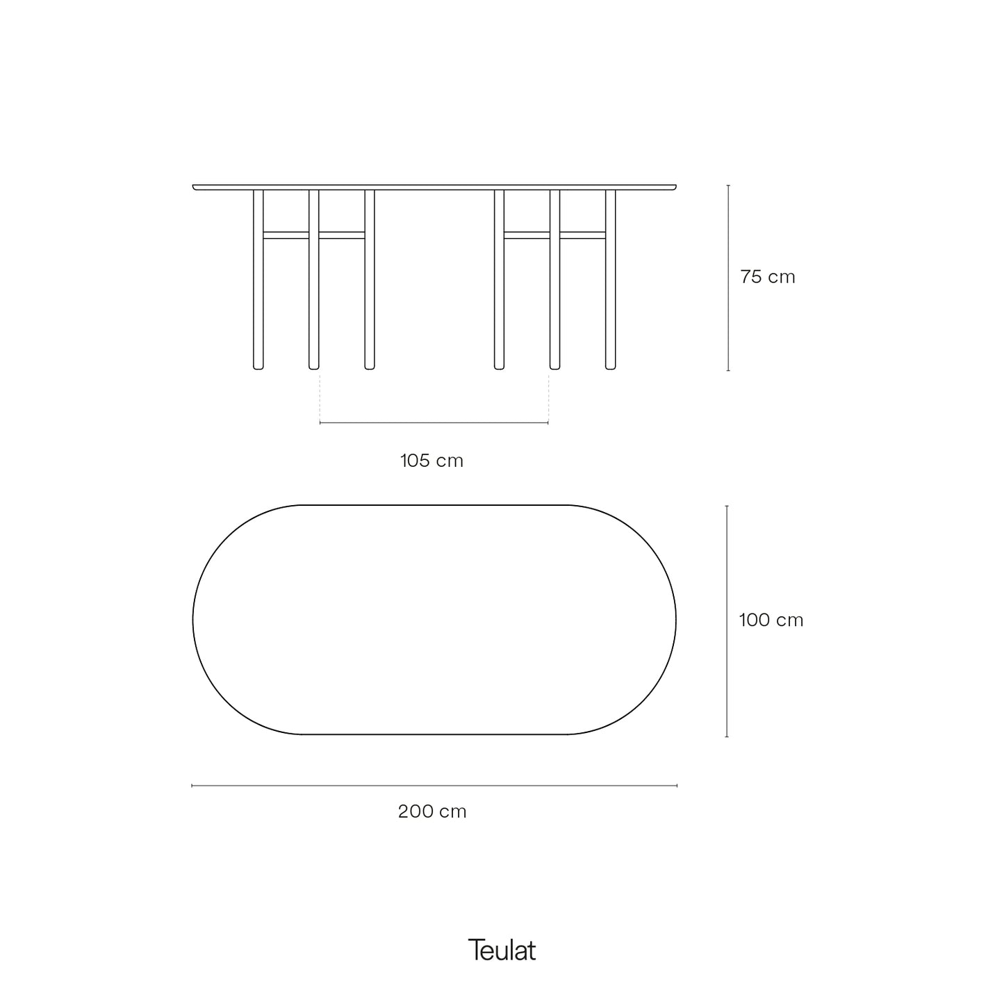Mesa Junco Teulat - Ref. 13721_TE