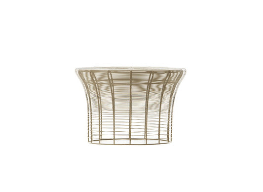 Mesa Alta Auxiliar de Exterior GANDIA BLASCO ARAM Ø61 cm Diseño Nendo