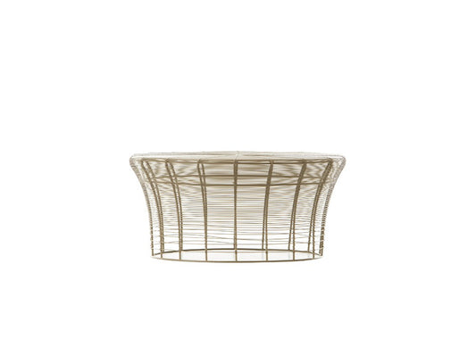 Mesa Baja de Exterior GANDIA BLASCO ARAM Ø71 cm Diseño Nendo