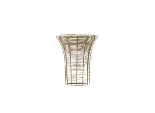 Taburete Alto de Exterior GANDIA BLASCO ARAM Ø36 cm Diseño Nendo