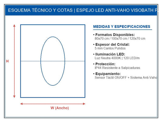 Plano Técnico y Cotas Oficiales