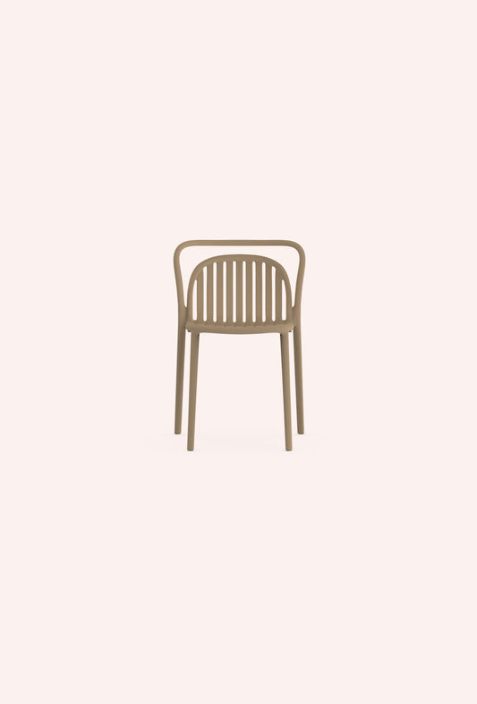Silla de Comedor de Exterior GANDIA BLASCO CLASSE Apilable Diseño Yonoh Studio