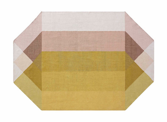 GAN DIAMOND Alfombra Exterior Pink-Yellow