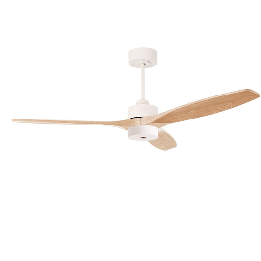 Ventilador Stem Evo 1220mm Play FORLIGHT blanco palas madera clara