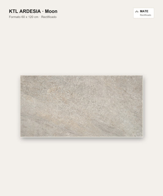 KTL Ardesia Moon 60x120 cm porcelánico rectificado mate