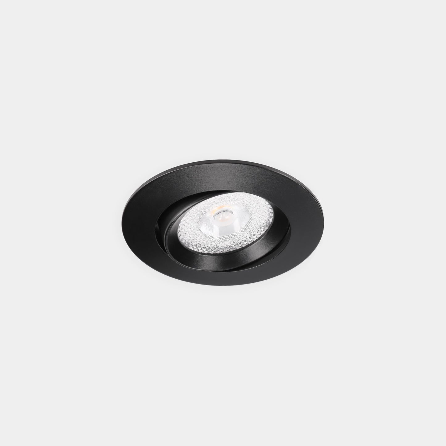 Downlight LEDS C4 Lite Flat Adjustable Ø80 negro