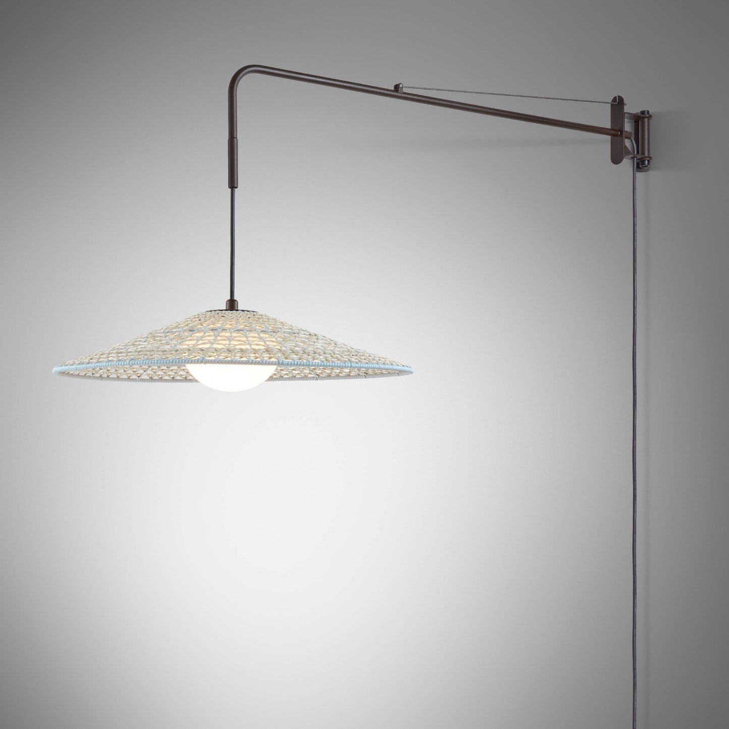 Aplique Nans 55 A/98 Outdoor de Bover con pantalla Beige para exterior IP44