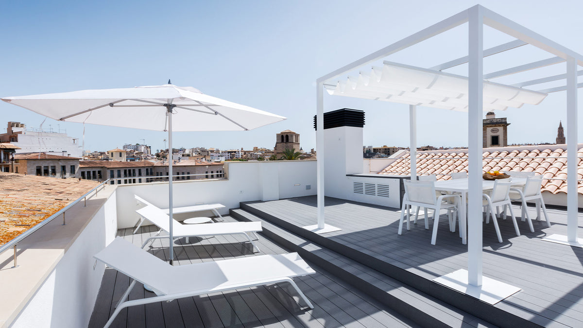 Silla con Brazos de Exterior GANDIA BLASCO STACK Apilable Diseño Borja García