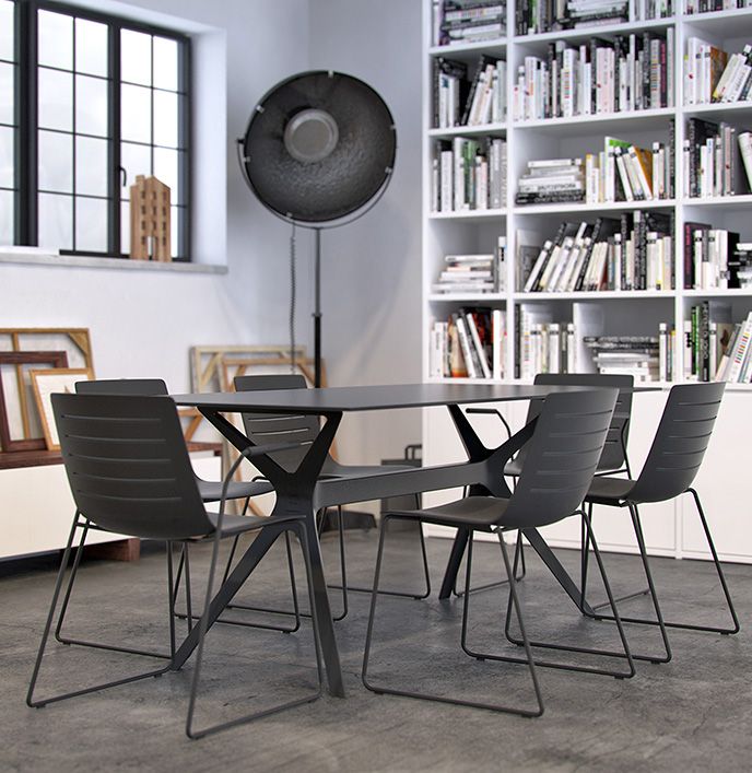 Mesa VELA L rectangular 180 cm x 90 x 74 cm