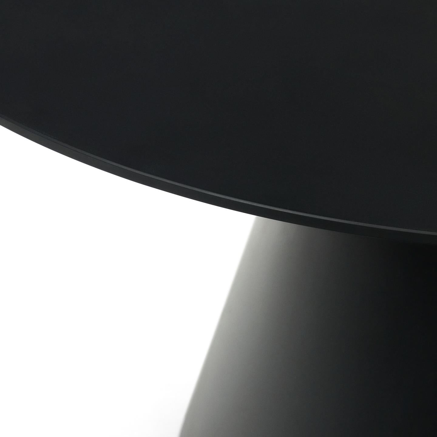 Mesa Redonda comedor Wilshire de cristal templado y metal. Ø 120 cm