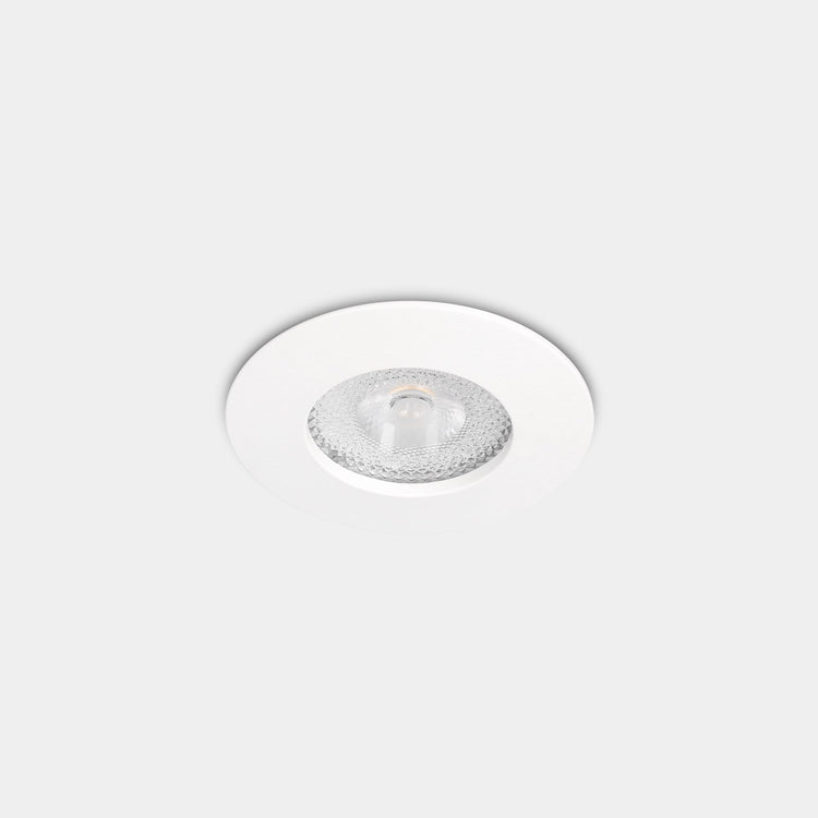 Downlight LEDS C4 Lite Flat Fix Ø70 blanco