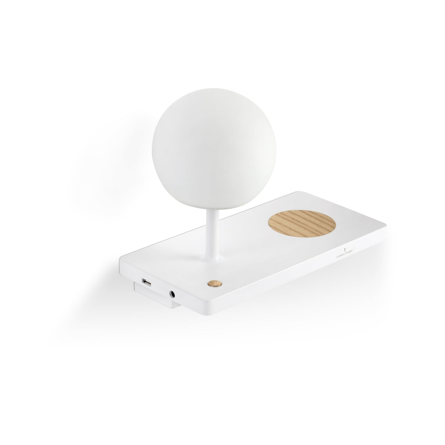 Lámpara y Aplique Faro NIKO con Cargador Inalámbrico Qi Diseño Nahtrang LED 3000K