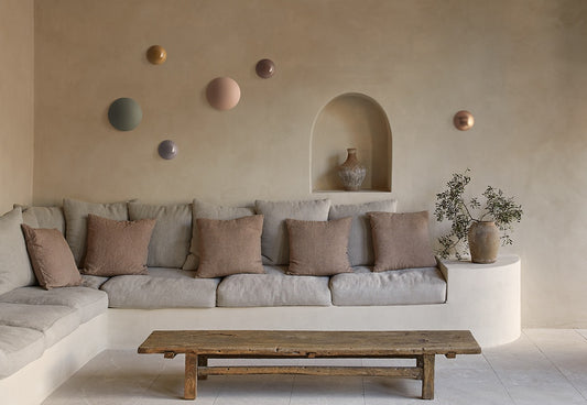 Aplique de Pared ALTUN L Ø22 cm Aromas del Campo en ambiente mural
