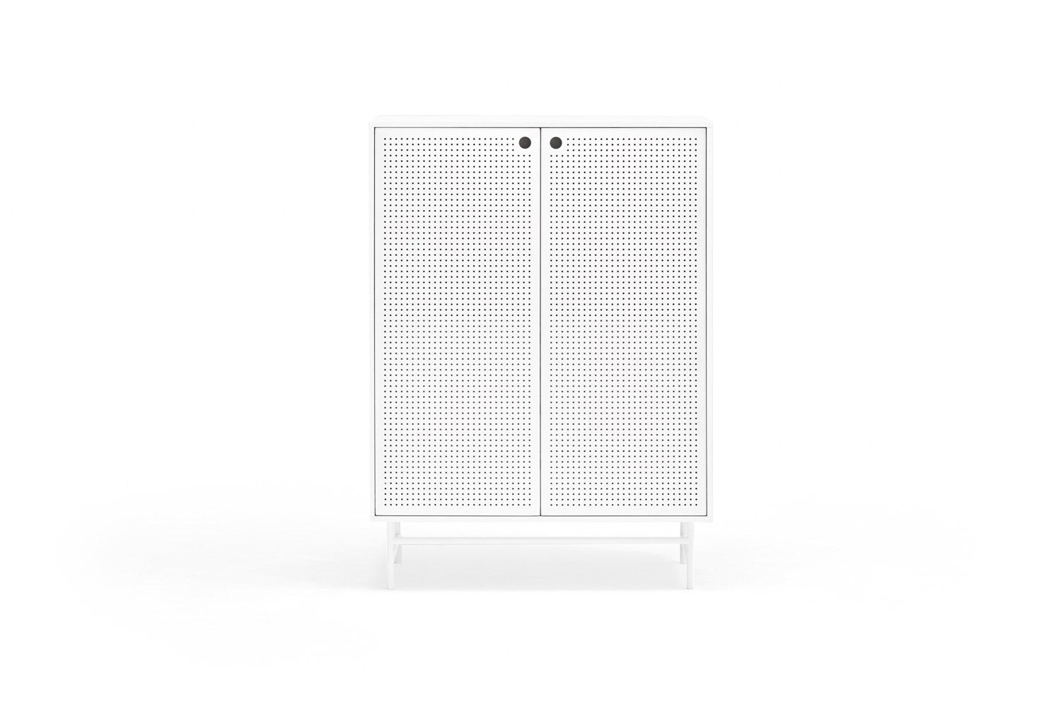 Mueble Auxiliar PUNTO 2P/4C | Teulat - Blanco