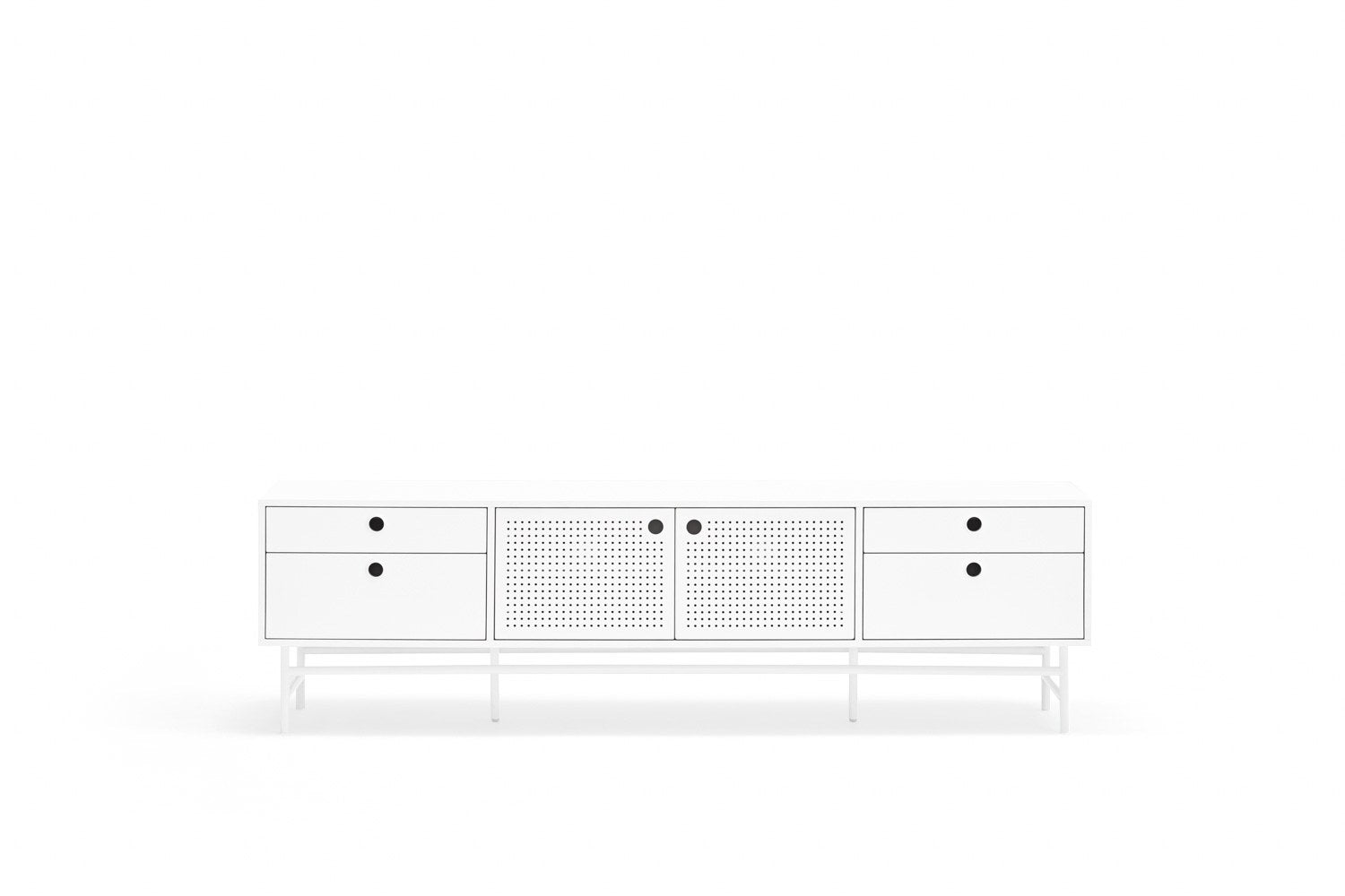 Mueble TV PUNTO 2P4C | Teulat - Blanco
