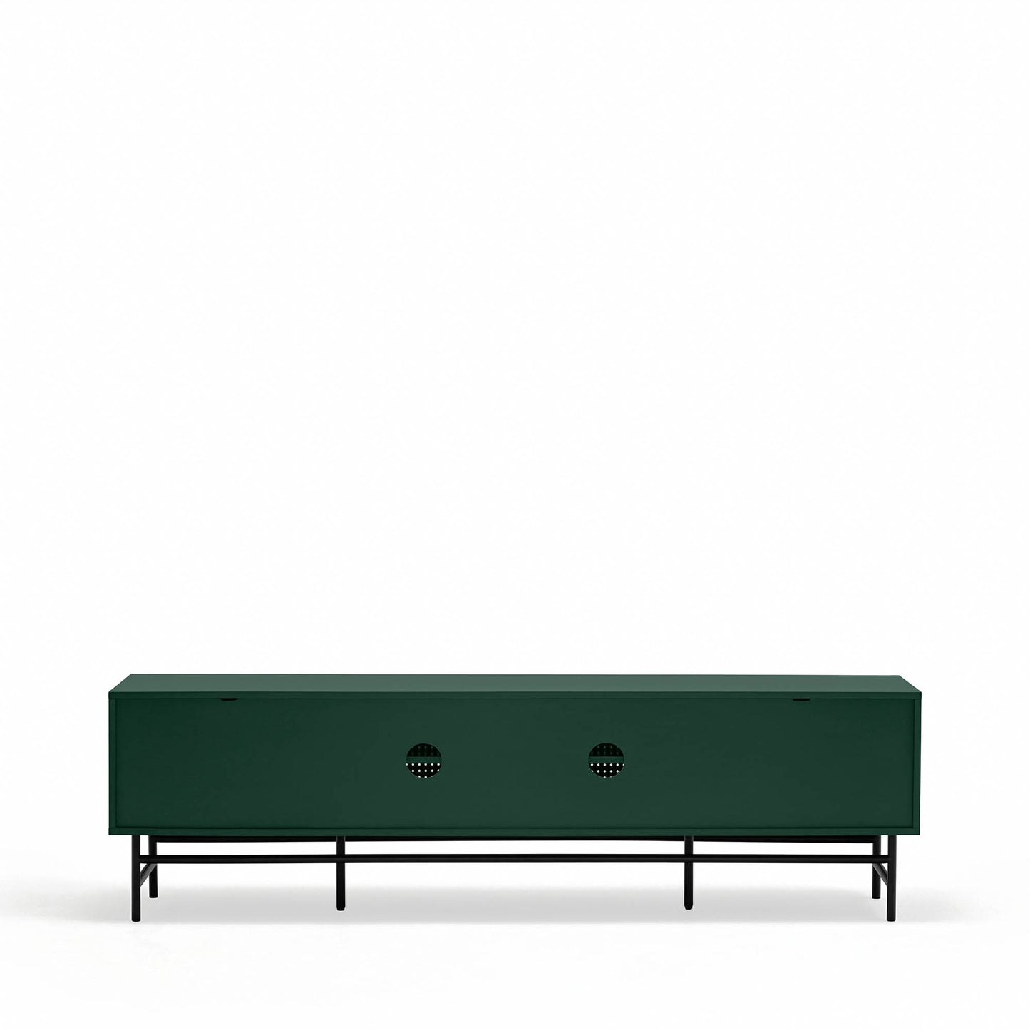 Mueble TV Punto herrajes metálicos destacados diseño singular