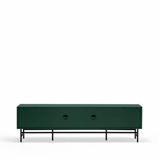 Mueble TV Punto herrajes metálicos destacados diseño singular