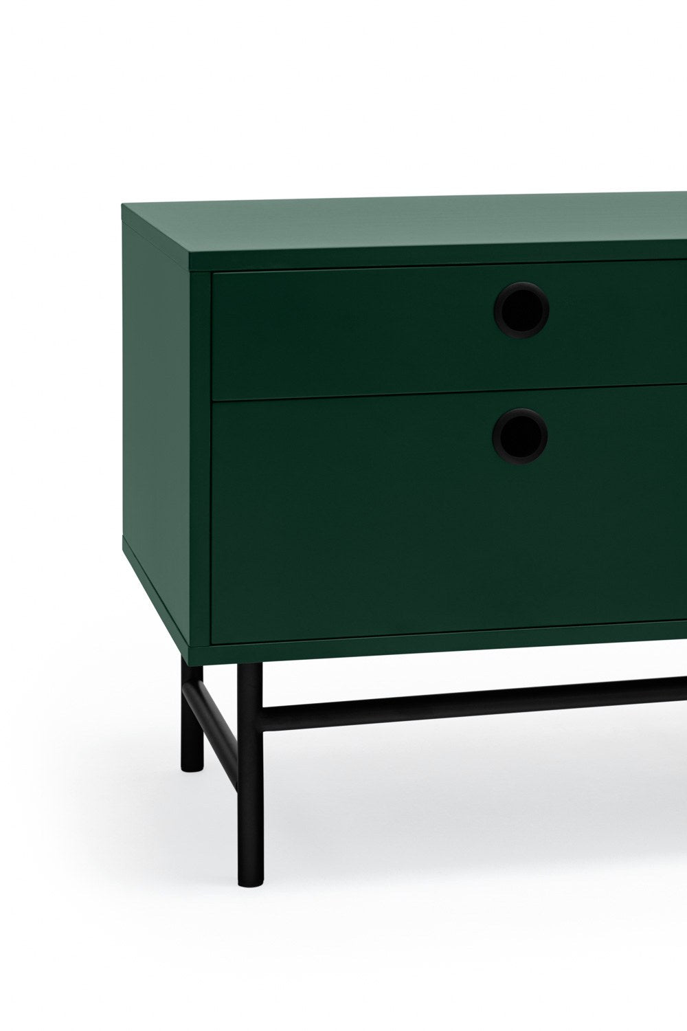 Mueble TV PUNTO 2P4C | Teulat - Negro/Verde oscuro (extra 2)