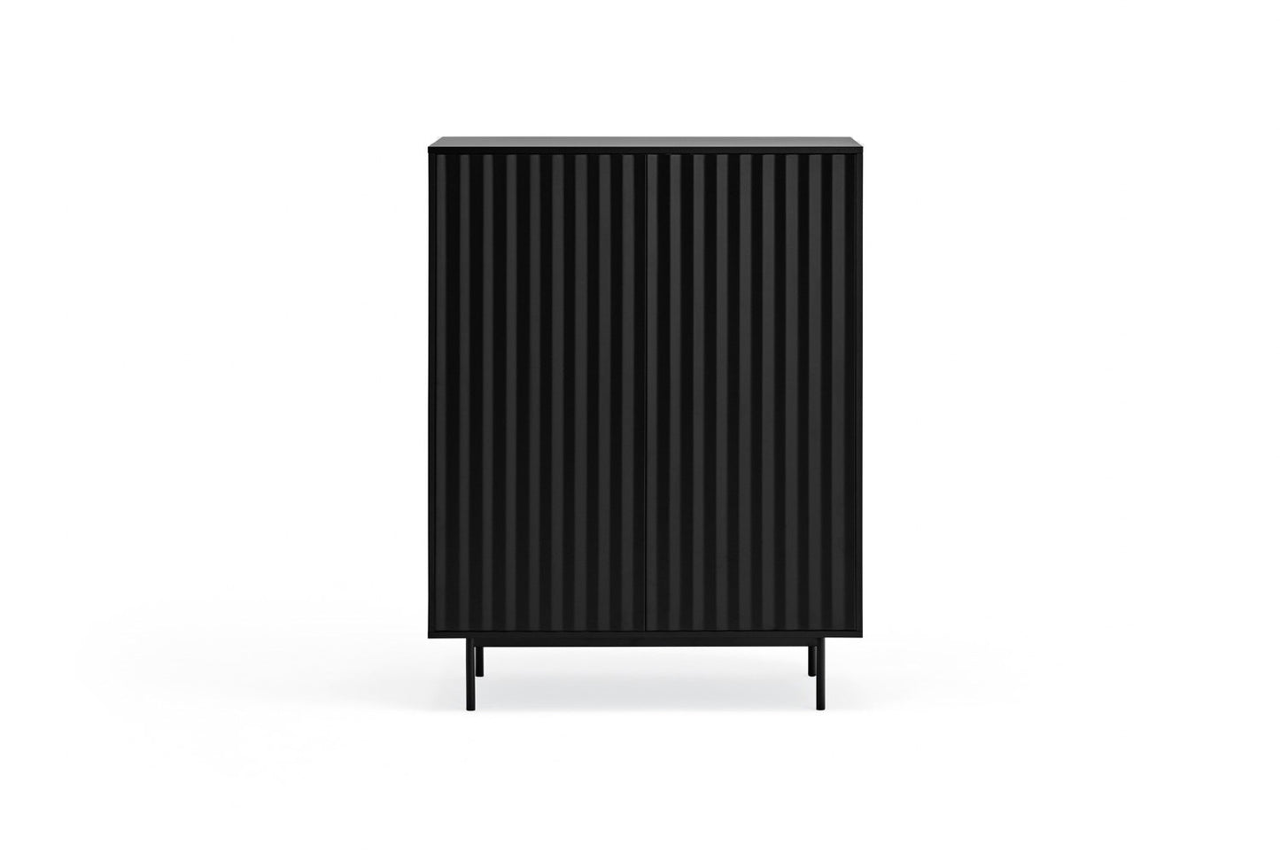 Mueble Auxiliar SIERRA 2P2C | Teulat - Negro