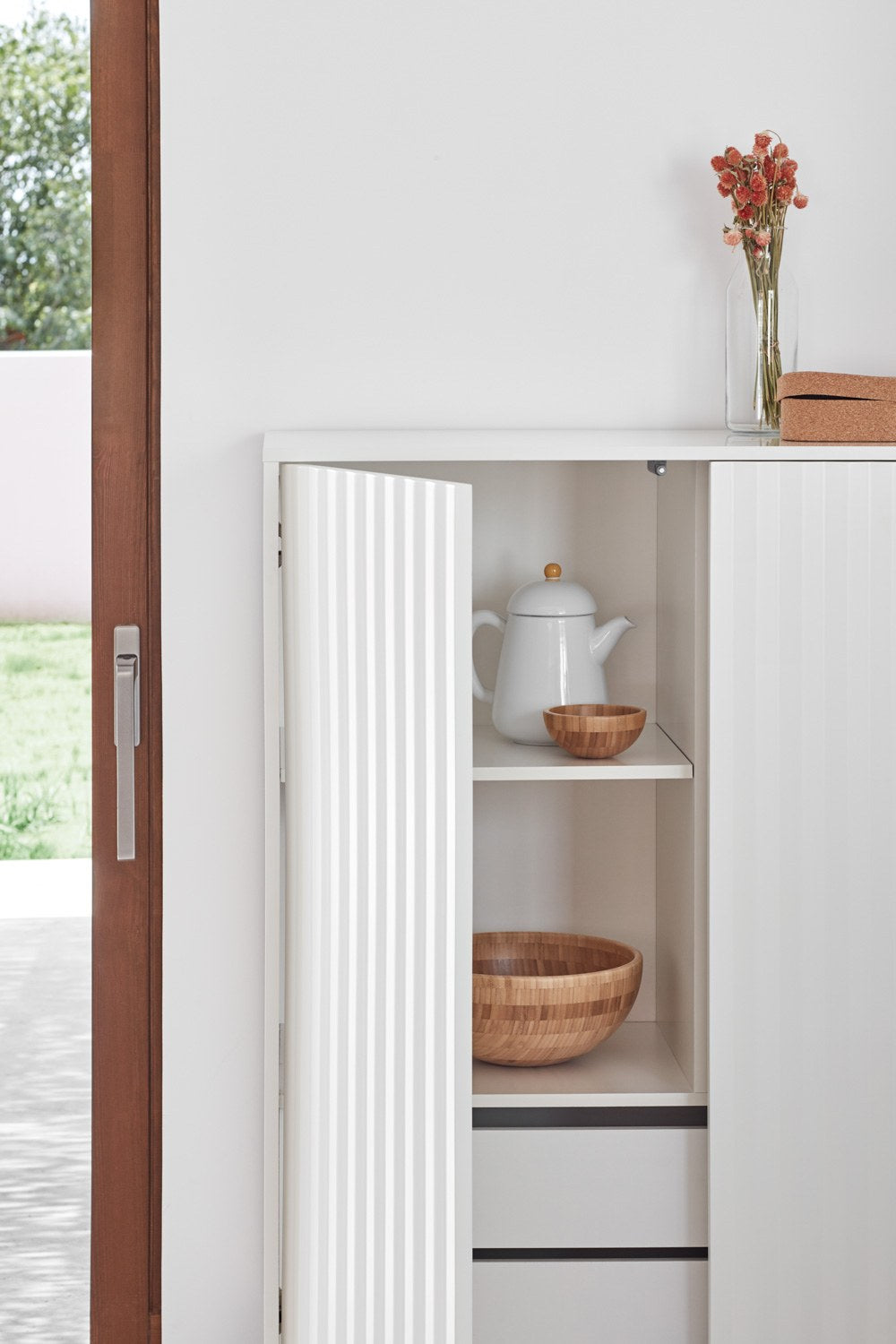 Mueble Auxiliar SIERRA 2P2C | Teulat - Blanco (extra 1)